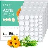 TKTK Clear Hydrocolloid Pimple Patches, 4 Sizes