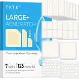 TKTK Large Pimple Patches for Face and Body, 7 Sizes