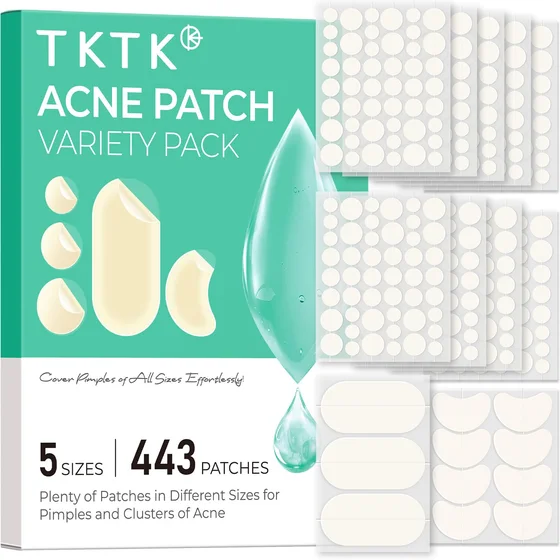 TKTK Pimple Patches Bulk Variety Pack, 5 Sizes