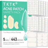 TKTK Pimple Patches Bulk Variety Pack, 5 Sizes