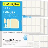 TKTK XL Acne Stickers for Face and Body, 7 Sizes